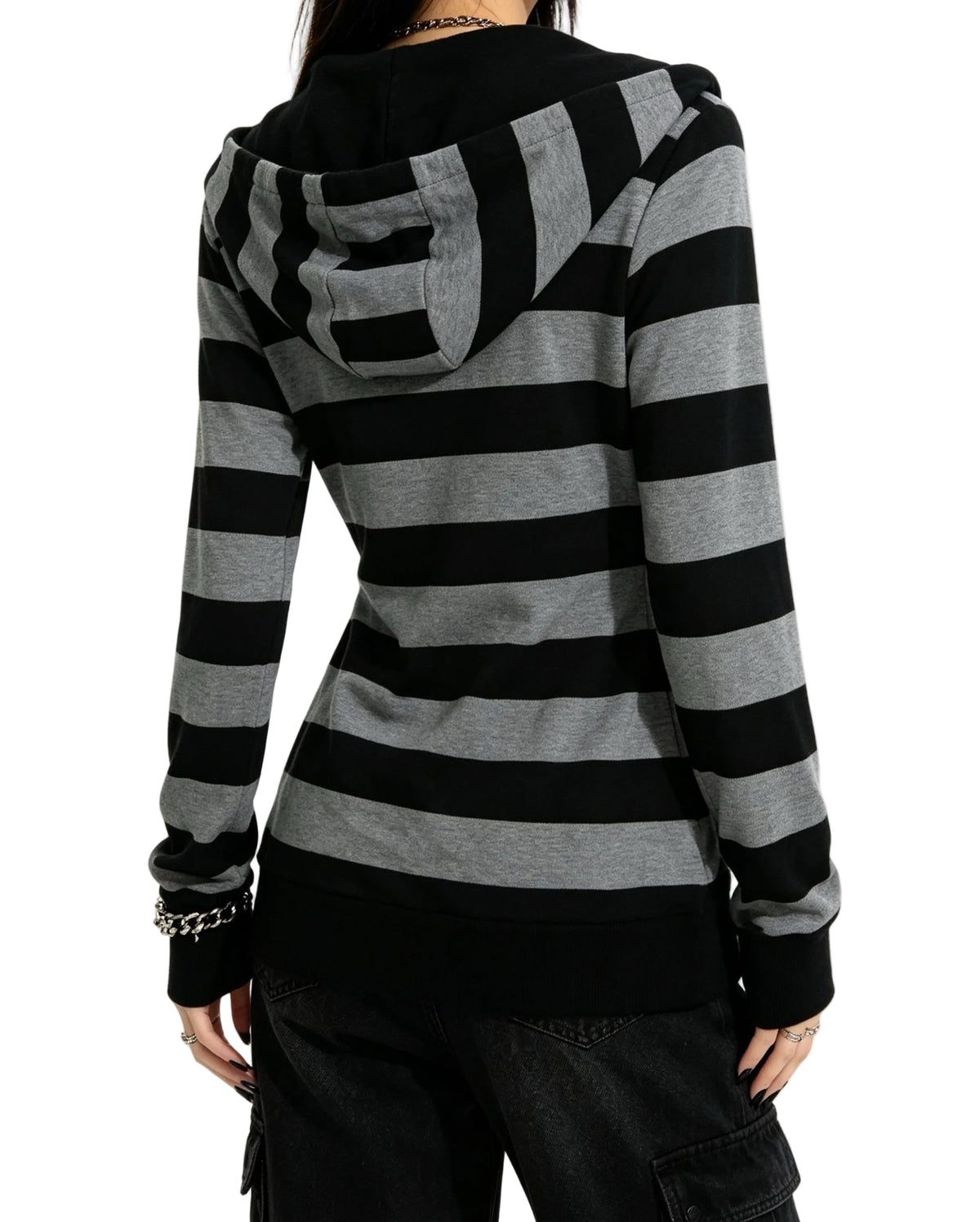 Underground Stripe Zip-Up