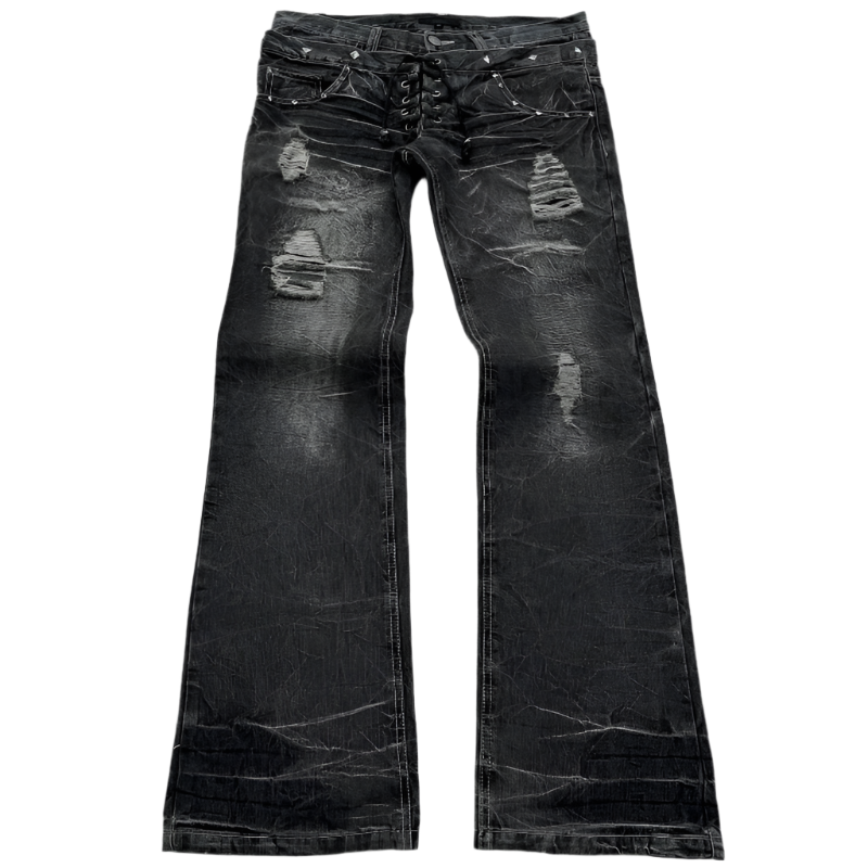 Washed Flared Jeans