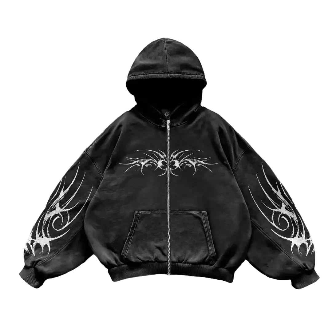 Cybersigilism Zipper Hoodie