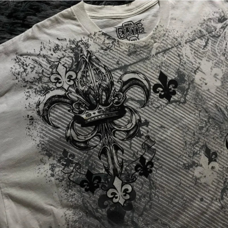 affliction design graphic t-shirt