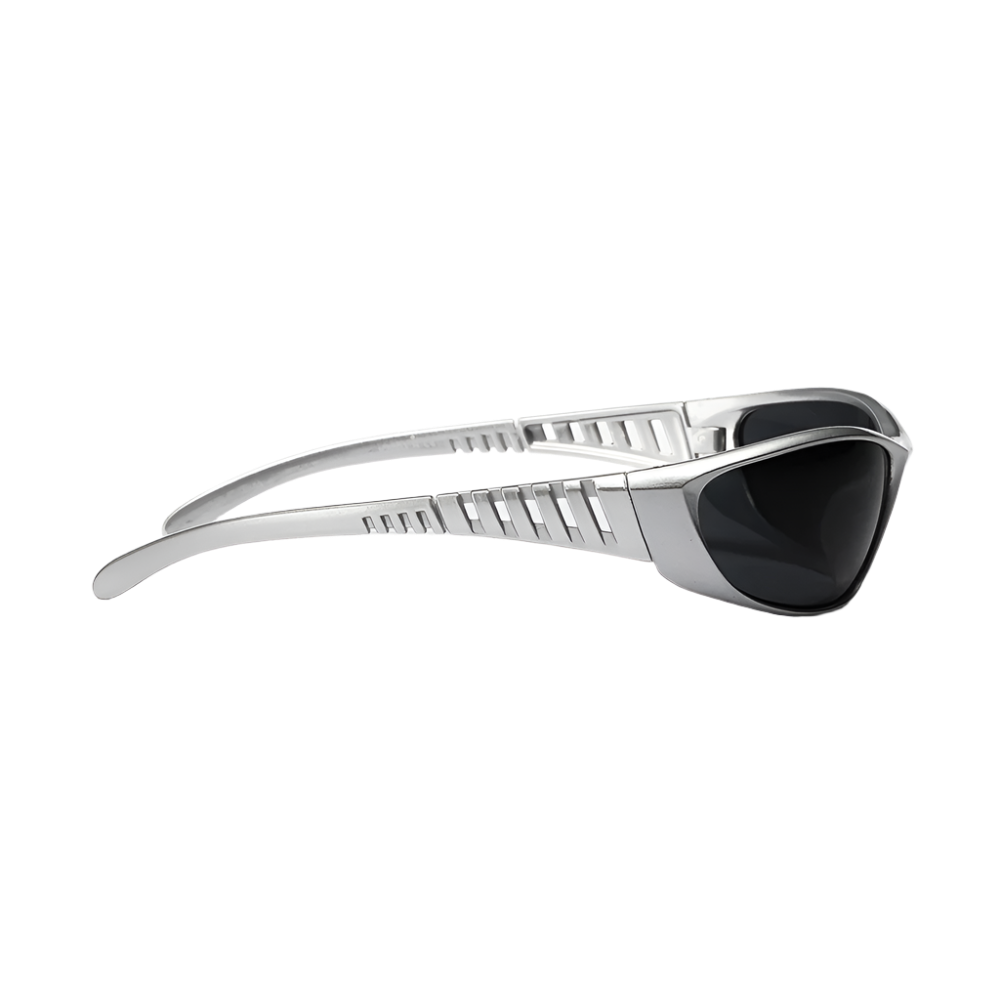 Unisex Y2K Silver Sunglasses