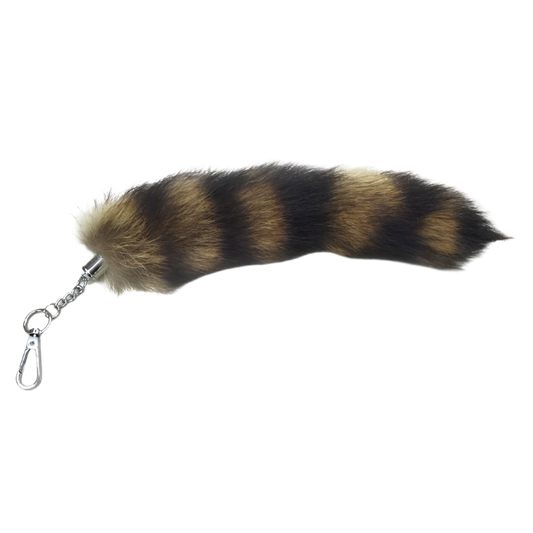 Plush-Fox Tail Keychain