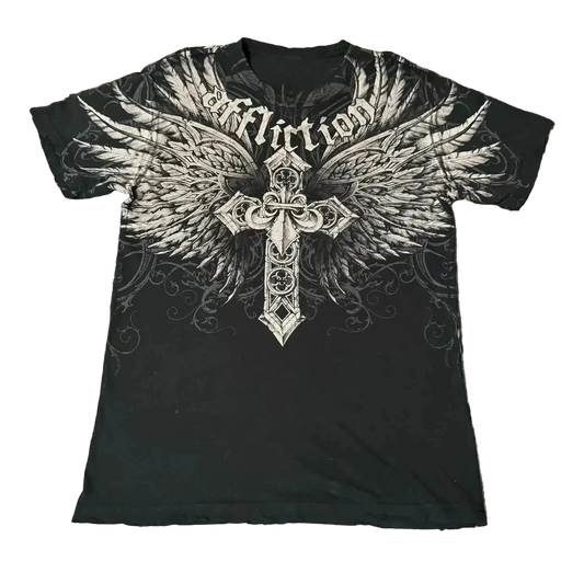 Cross With Wings T Shirt
