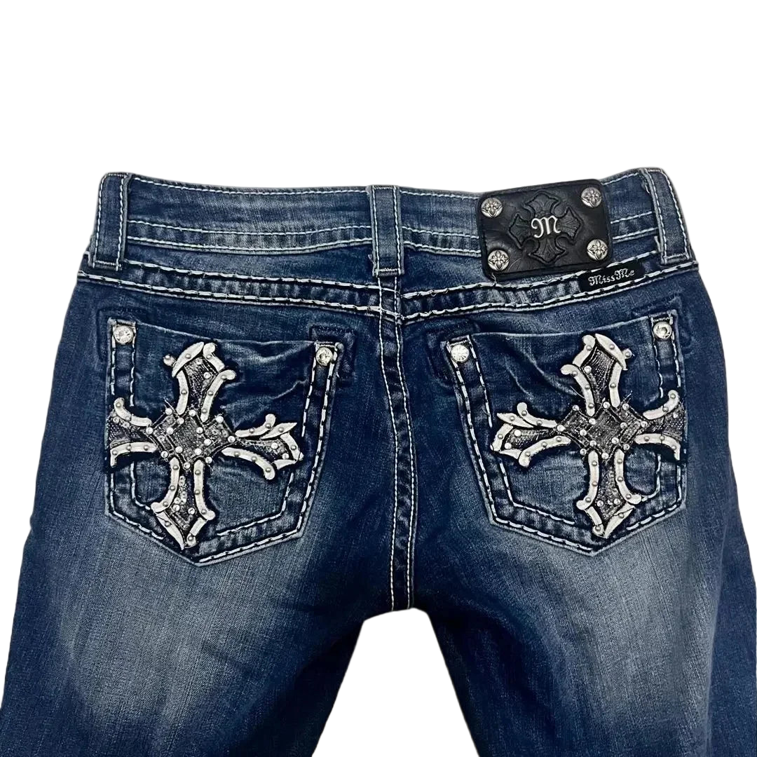 Retro Y2K Boot Cut Jeans