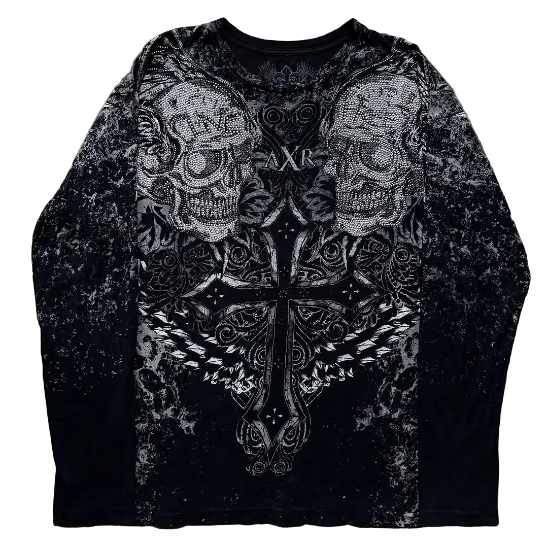 Gothic Skull and Cross t-shirt