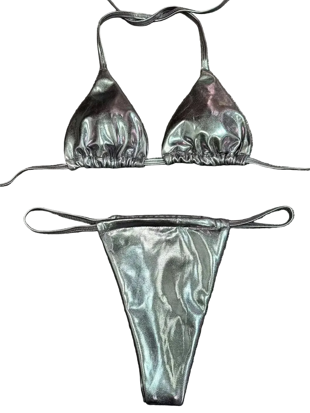 Triangle Chrome Bikini
