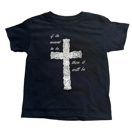 Lace Cross Baby Tee