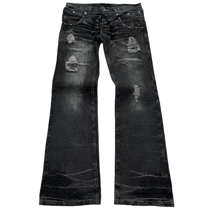 Washed Flared Jeans