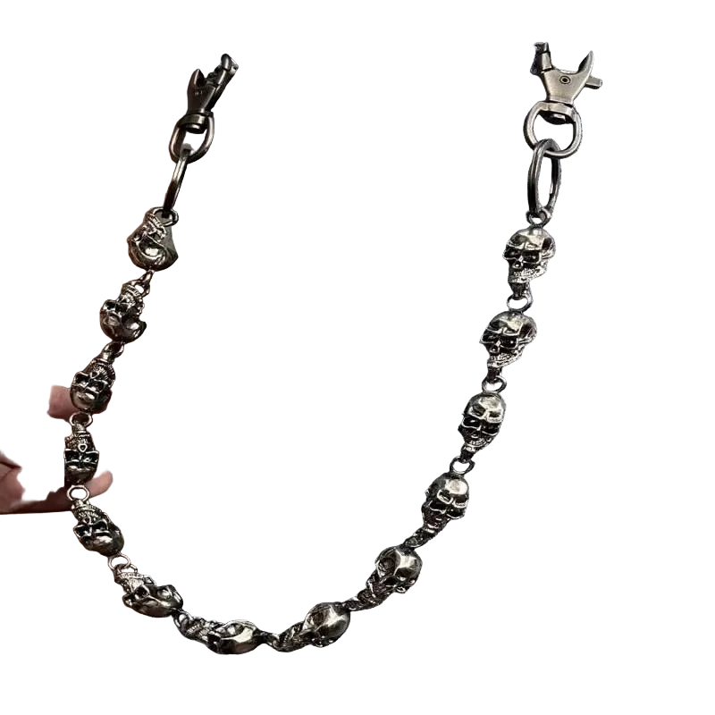 Punk/Goth skeleton waist chain