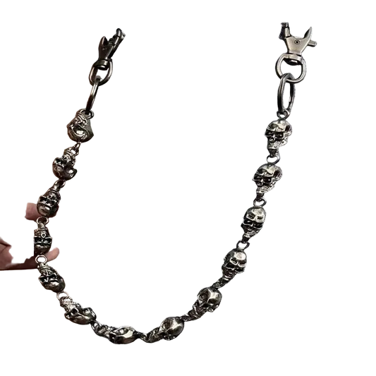 Punk/Goth skeleton waist chain