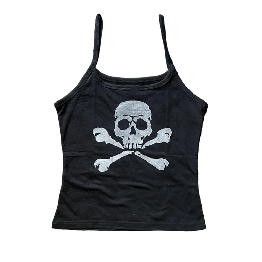 skull print cami top