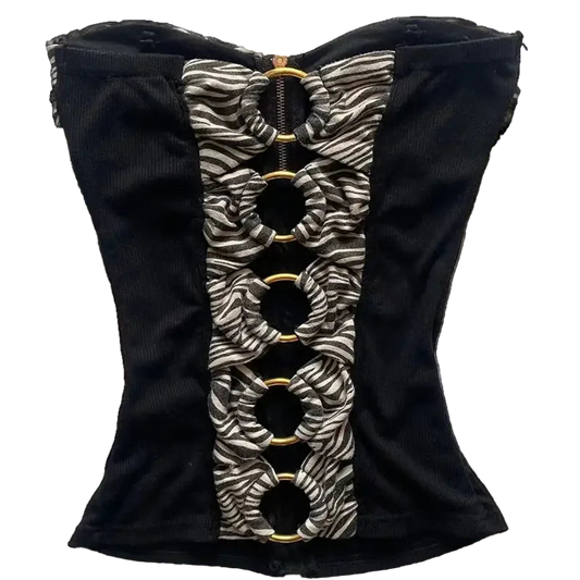 Zebra print tube top