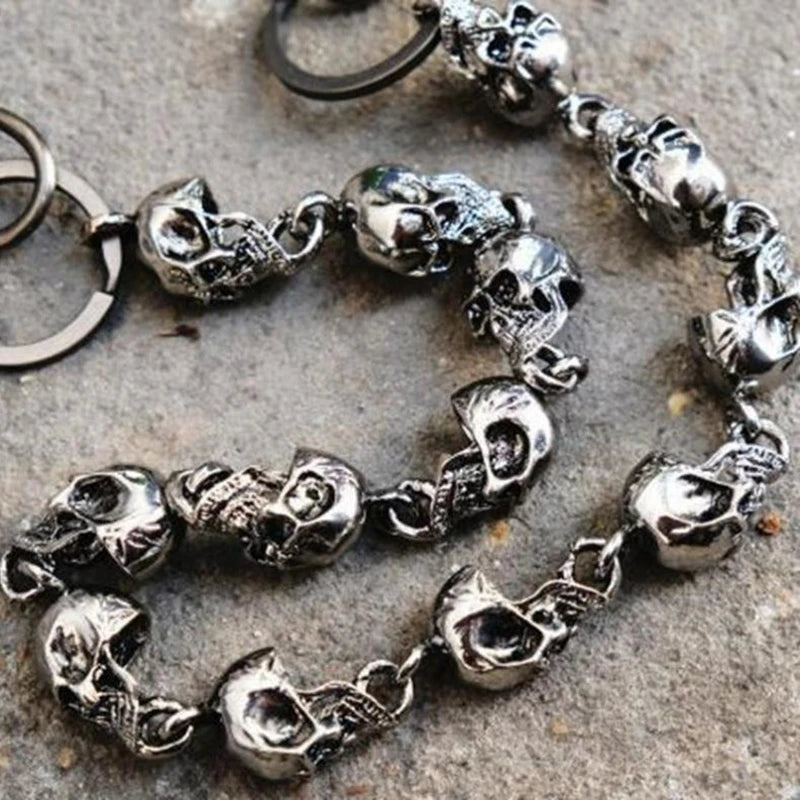 Punk/Goth skeleton waist chain