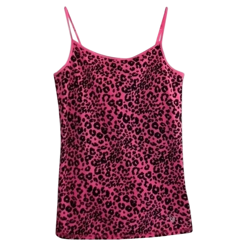 Leopard Pink Cami Top