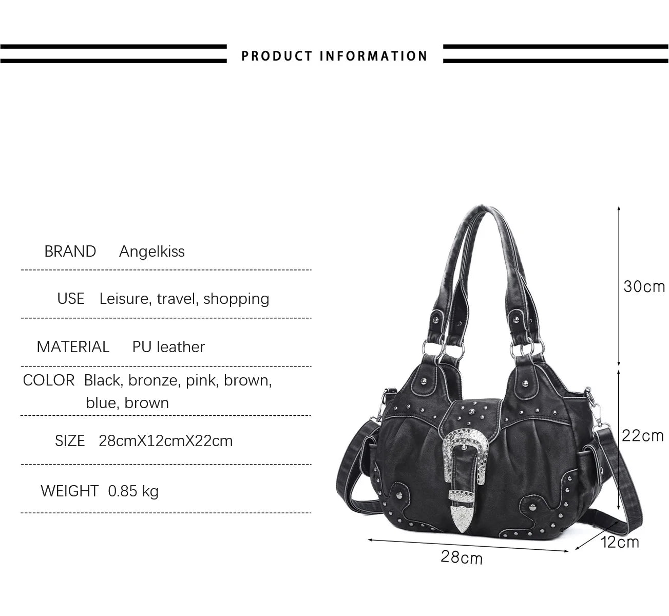 Leopard Print Top-handle Shoulder Bag