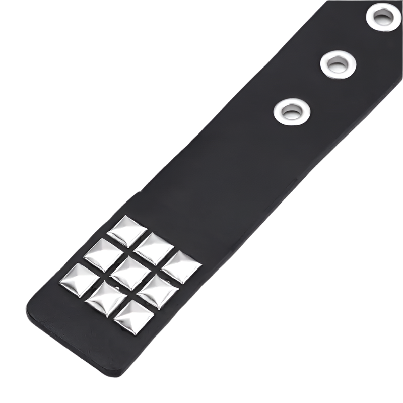 Square Bead Rivet Belt