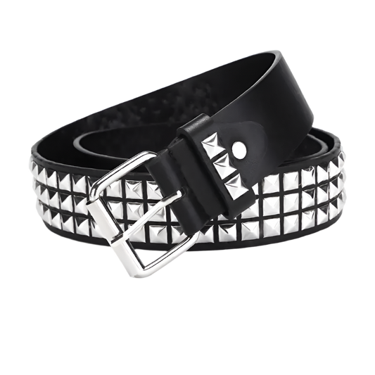 Square Bead Rivet Belt