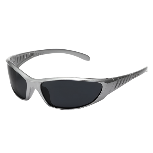 Unisex Y2K Silver Sunglasses