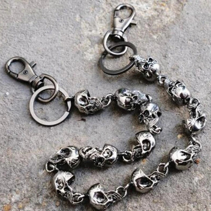 Punk/Goth skeleton waist chain