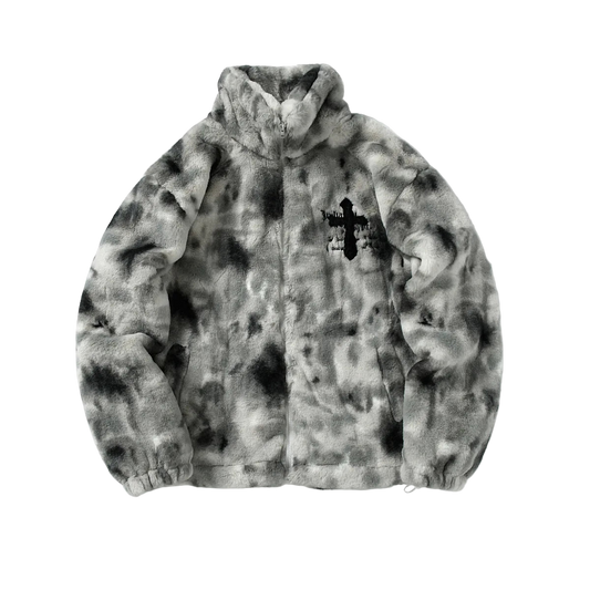 Fur Embedded Cross Jacket