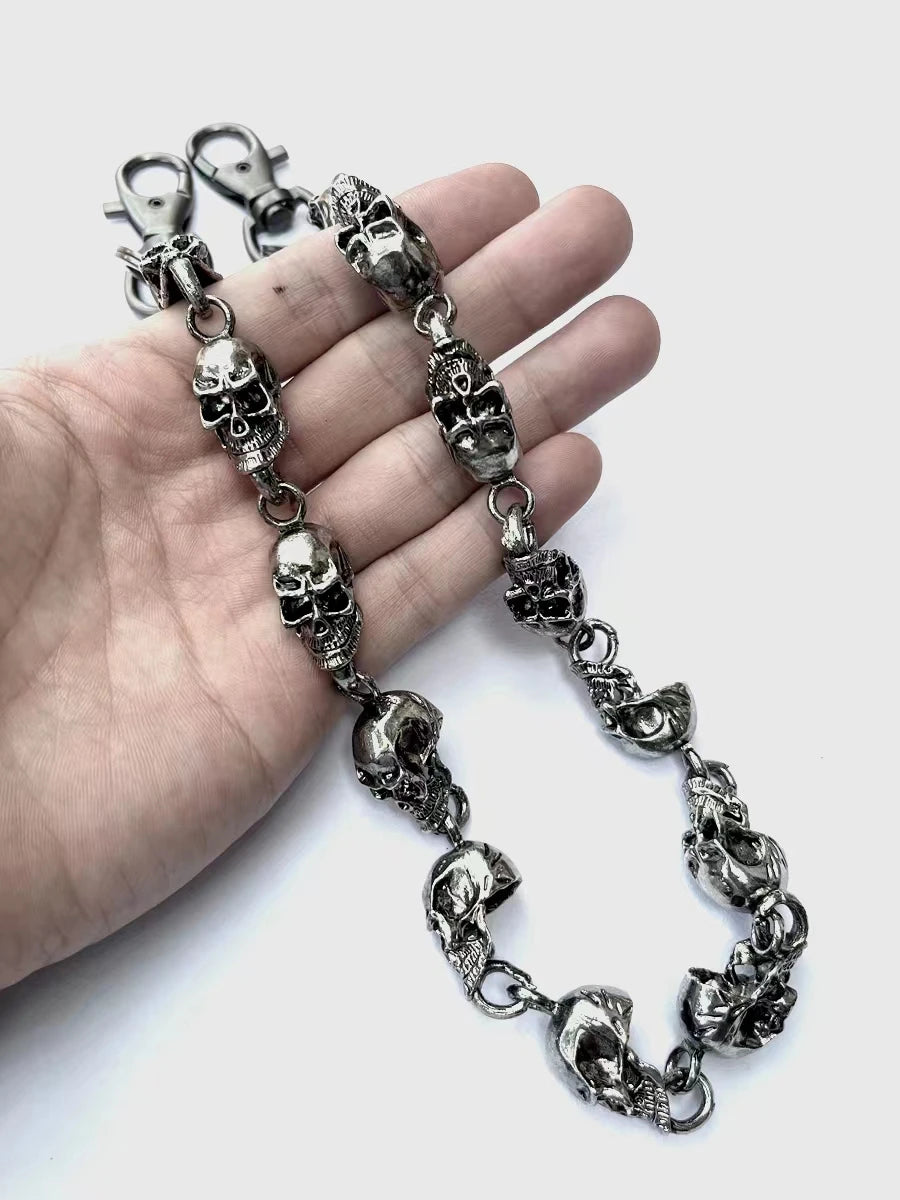 Punk/Goth skeleton waist chain