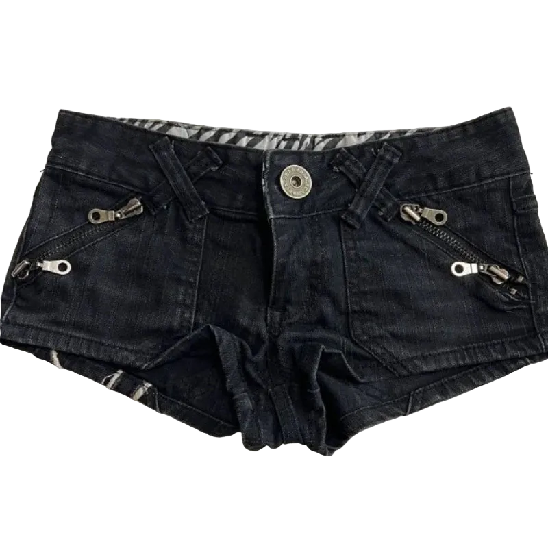 graphic black shorts