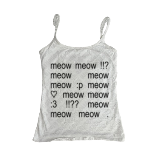 meow icons cami top