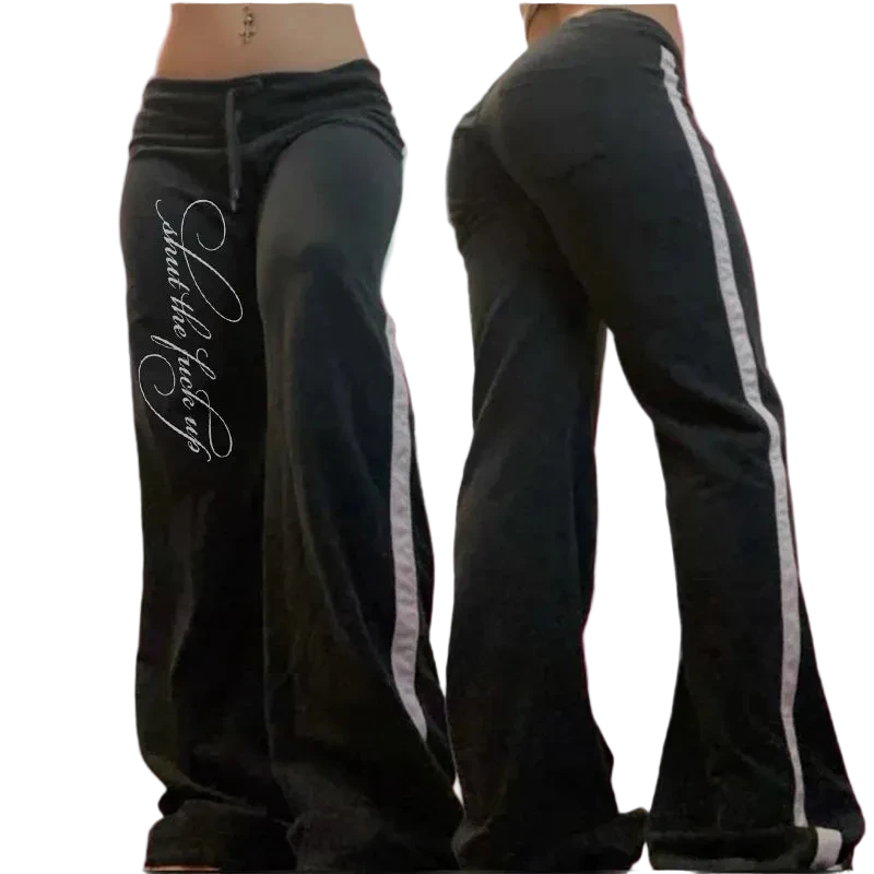 Wide Leg Print Bottoms