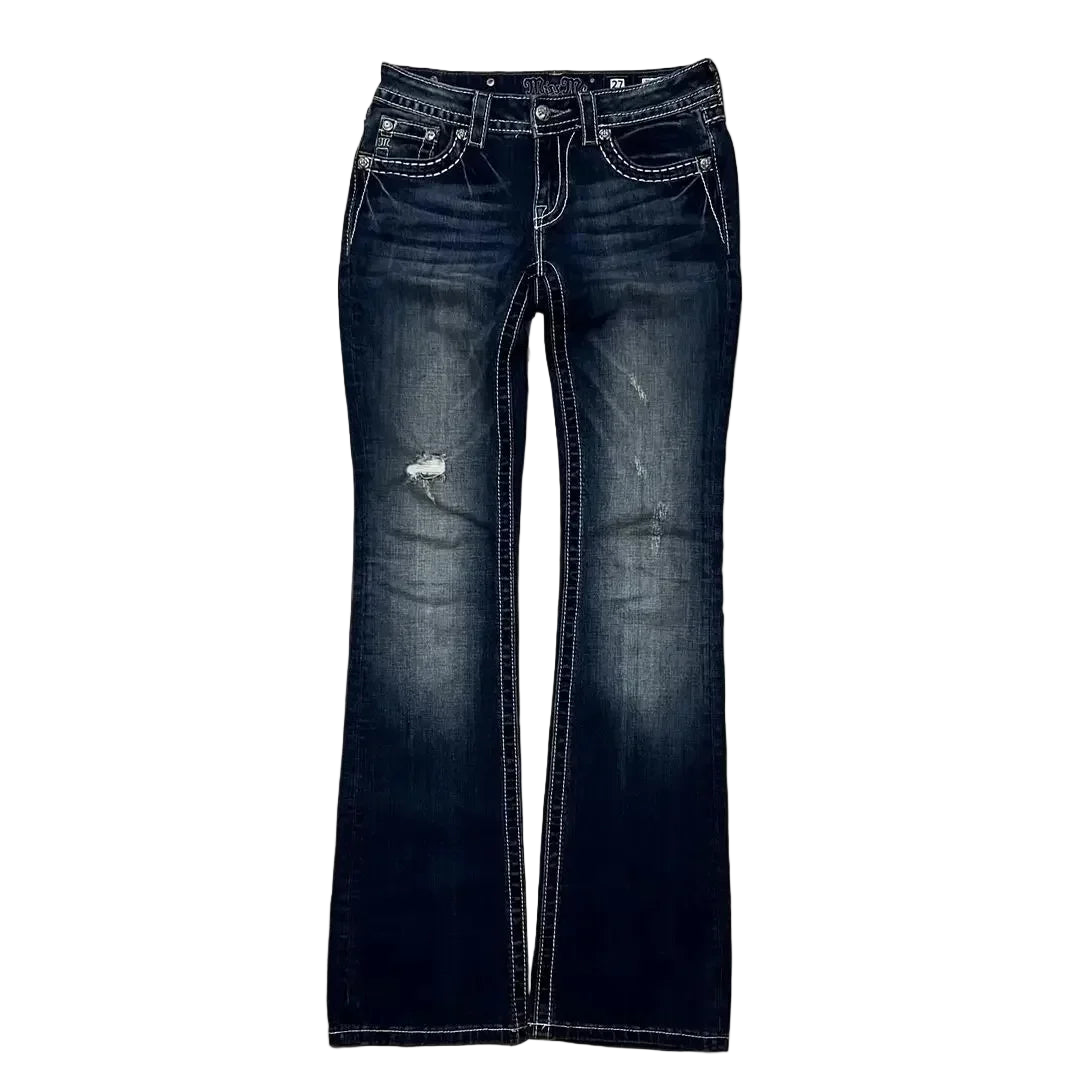 Retro Y2K Boot Cut Jeans