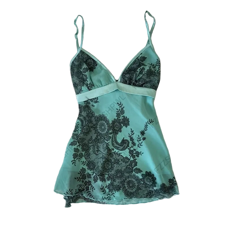 Lace Mesh Tank Top