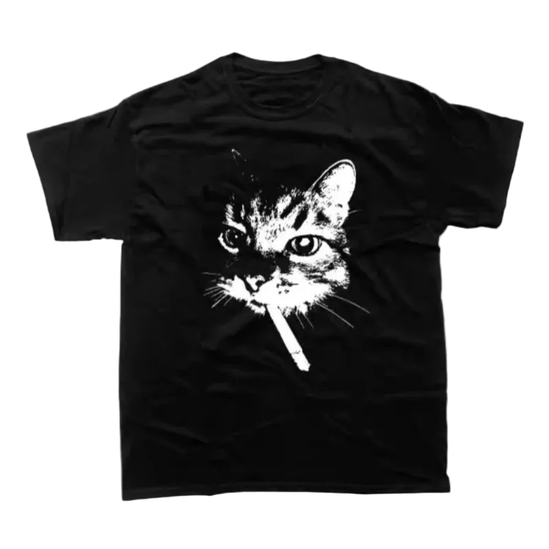 Smoking Cat T-shirt