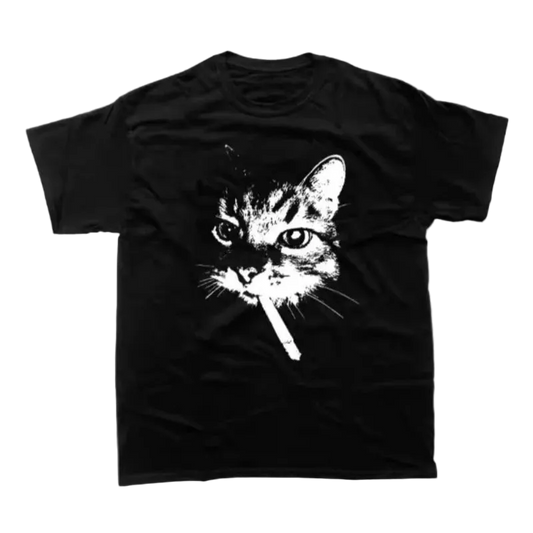 Smoking Cat T-shirt