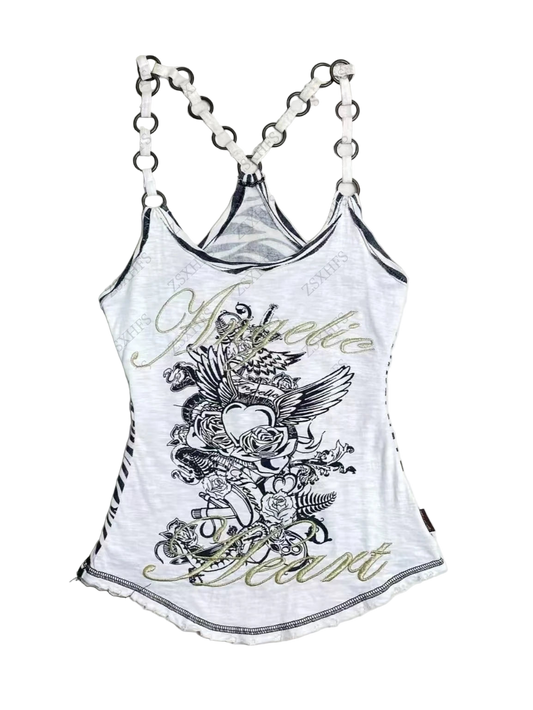 Floral print cami top